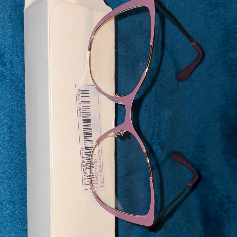 Pink Cat-Eye Glasses